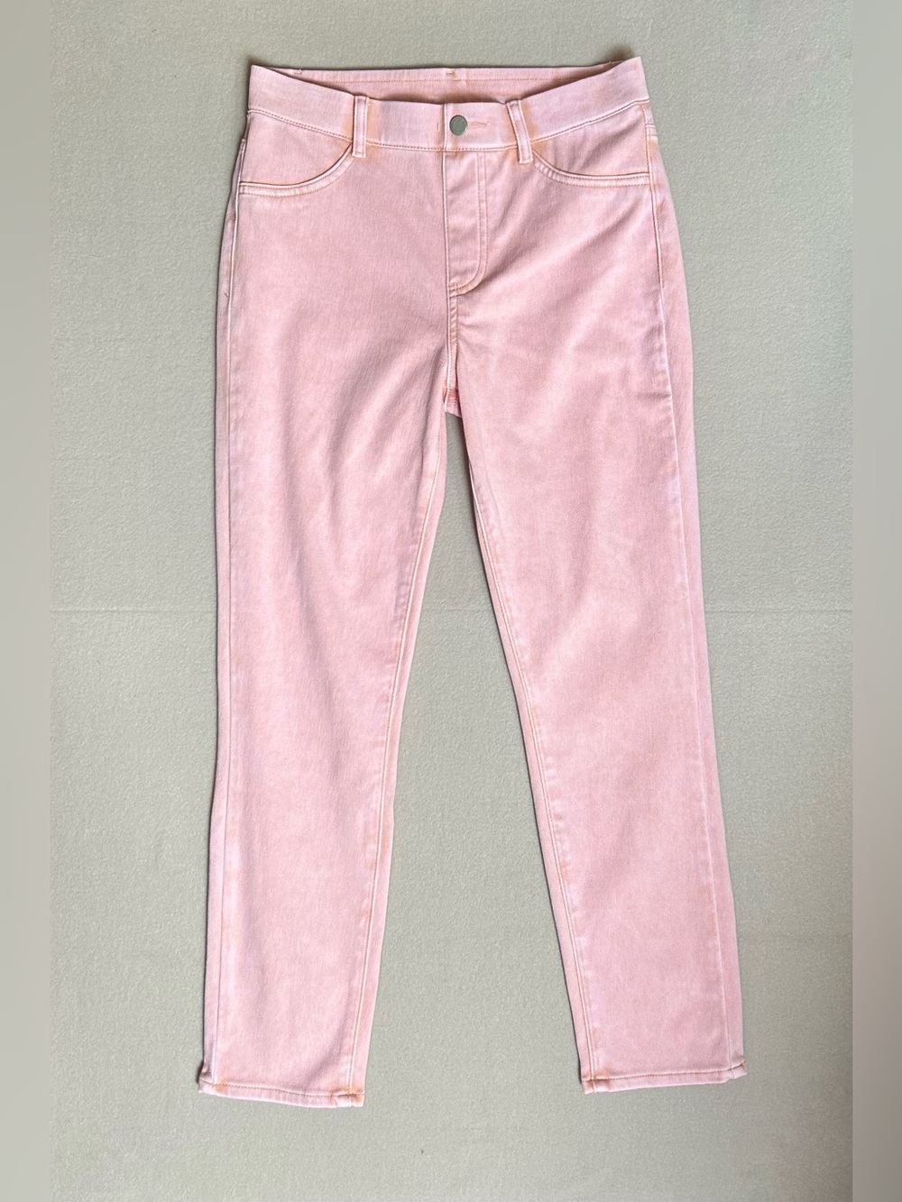 💜 Uniqlo Light Pink Cotton Skinny Jeans